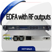 CATV DWDM EDFA Amplificador de fibra con entrada de RF